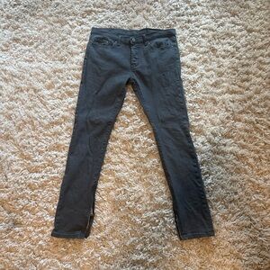MNML Dark Gray Skinny Jeans for Men